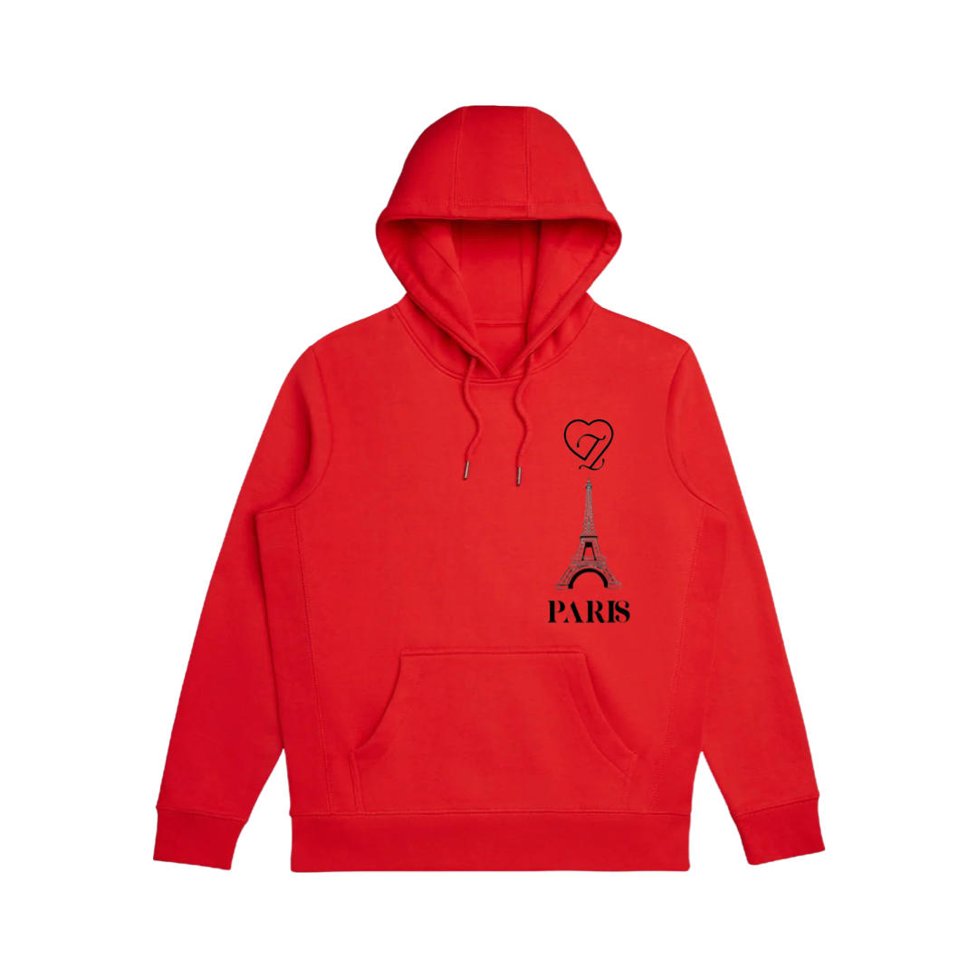 Red Paris Hoodie