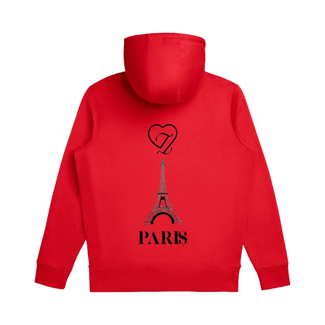 Red Paris Hoodie