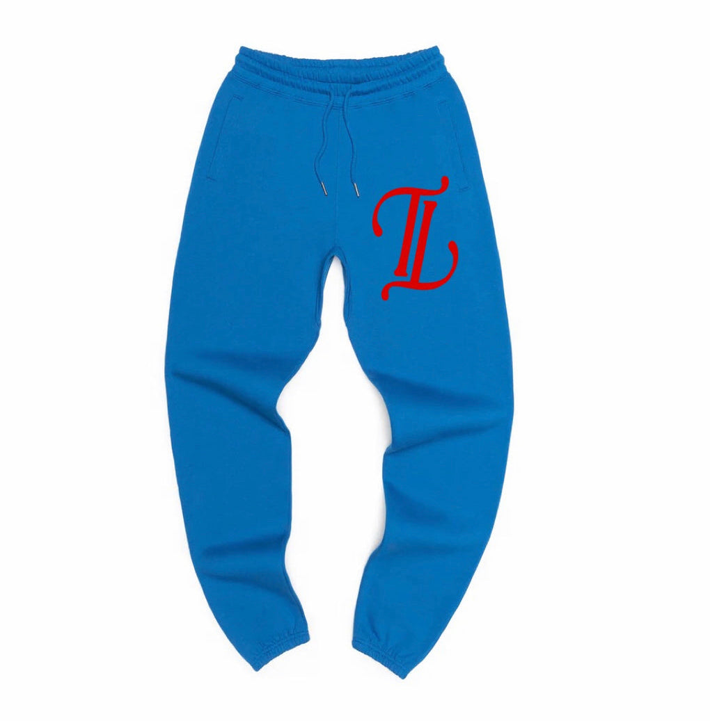 Royal Blue Sweatpants Red TT