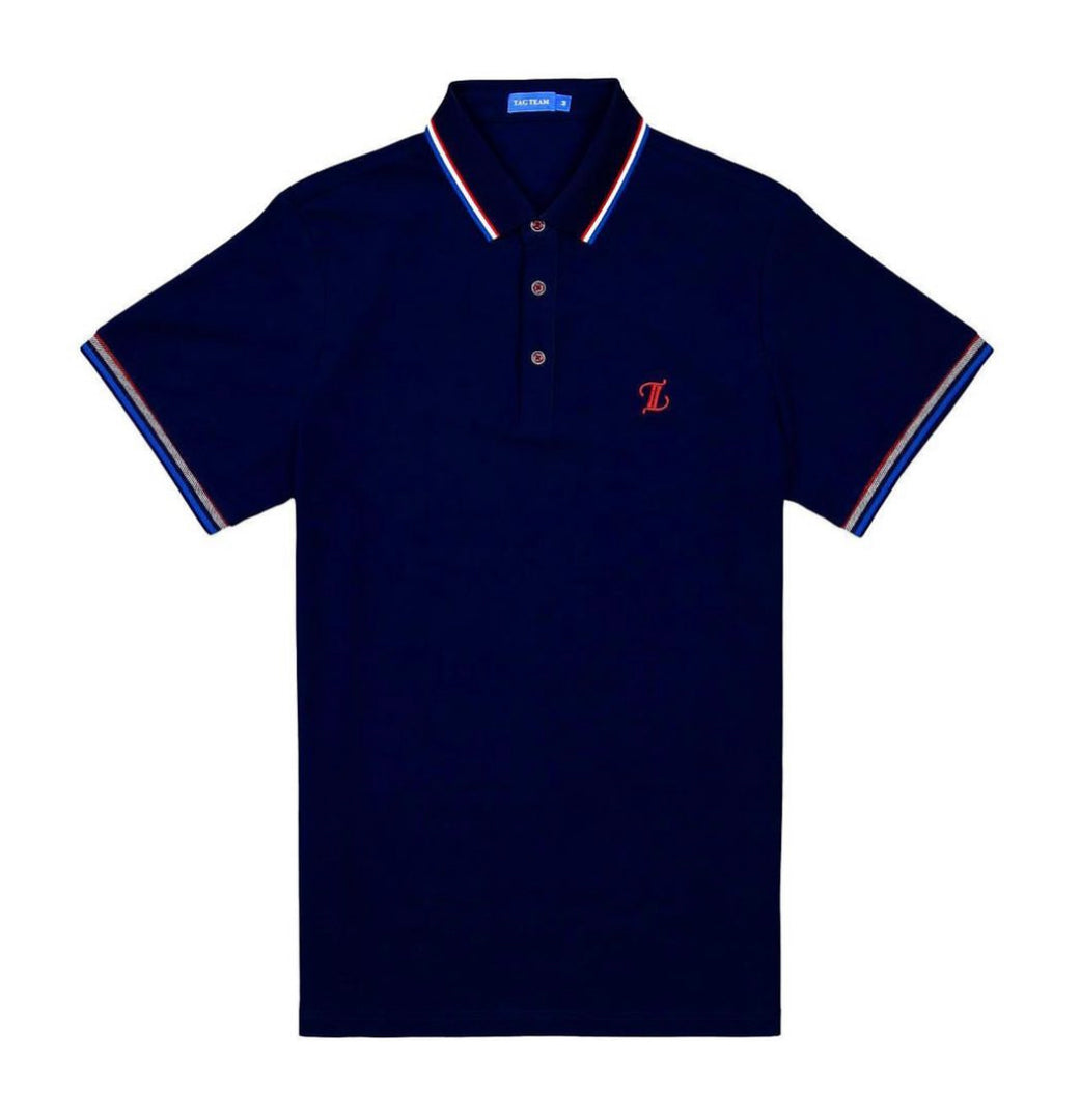 TT navy polo