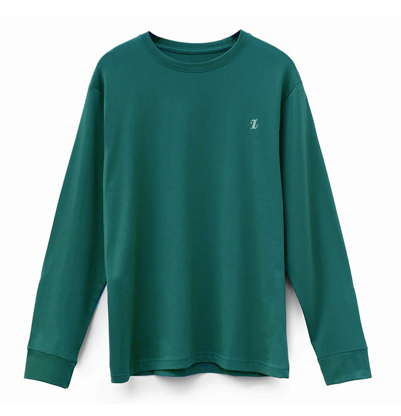 Bayberry Green Long Sleeve Shirt White TT