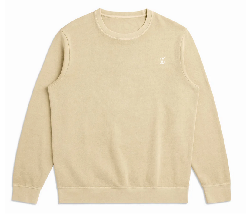 Sand Crewneck Sweatshirt Small White TT