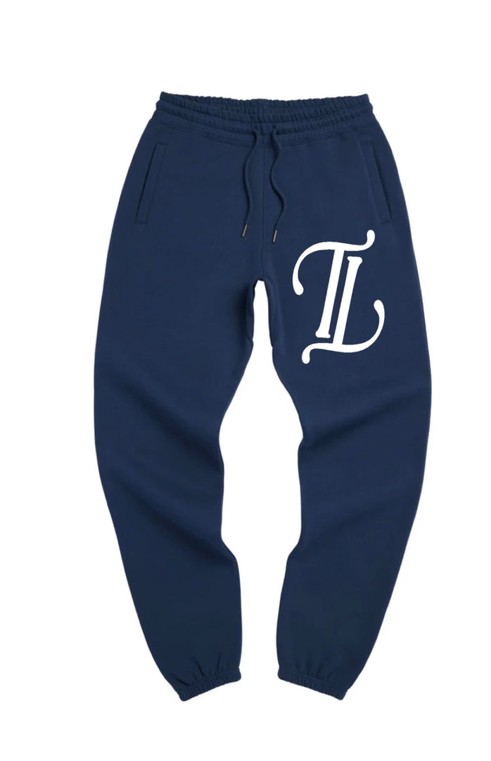 Navy swetpants White TT